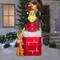 6ft. Animated Airblown® Inflatable Christmas Grinch in Chimney